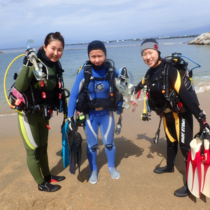 淡島ボートダイビングとらららビーチダイビング