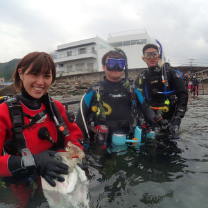 ダイバーになる,新しいアイテムを使う,そんな獅子浜