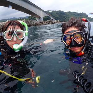 ダイビングの中性浮力が上手に,ドライスーツも選びました