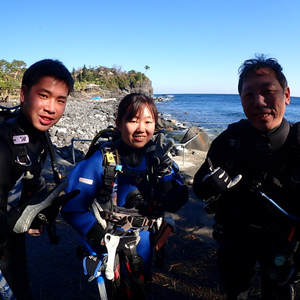 透明度20mの海洋公園で-30m超えのディープダイビング