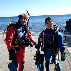 初めての伊豆海洋公園ダイビング正月バージョン