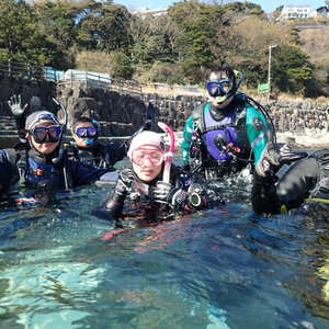 まさかの展開で急遽琴ヶ浜でファンダイビング