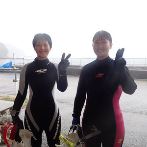 16歳と14歳の姉妹で体験ダイビングに挑戦