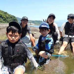 磯あそび教室,シュノーケリング教室を開催